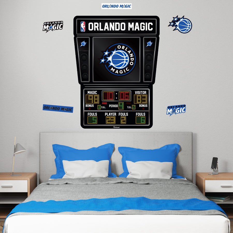 Orlando Magic - RealBig Scoreboard Graphic - Official NBA - Reusable Vinyl Wall Decals