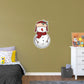 Snowman with Hat and Scarf        - Officially Licensed Big Moods Removable     Adhesive Decal