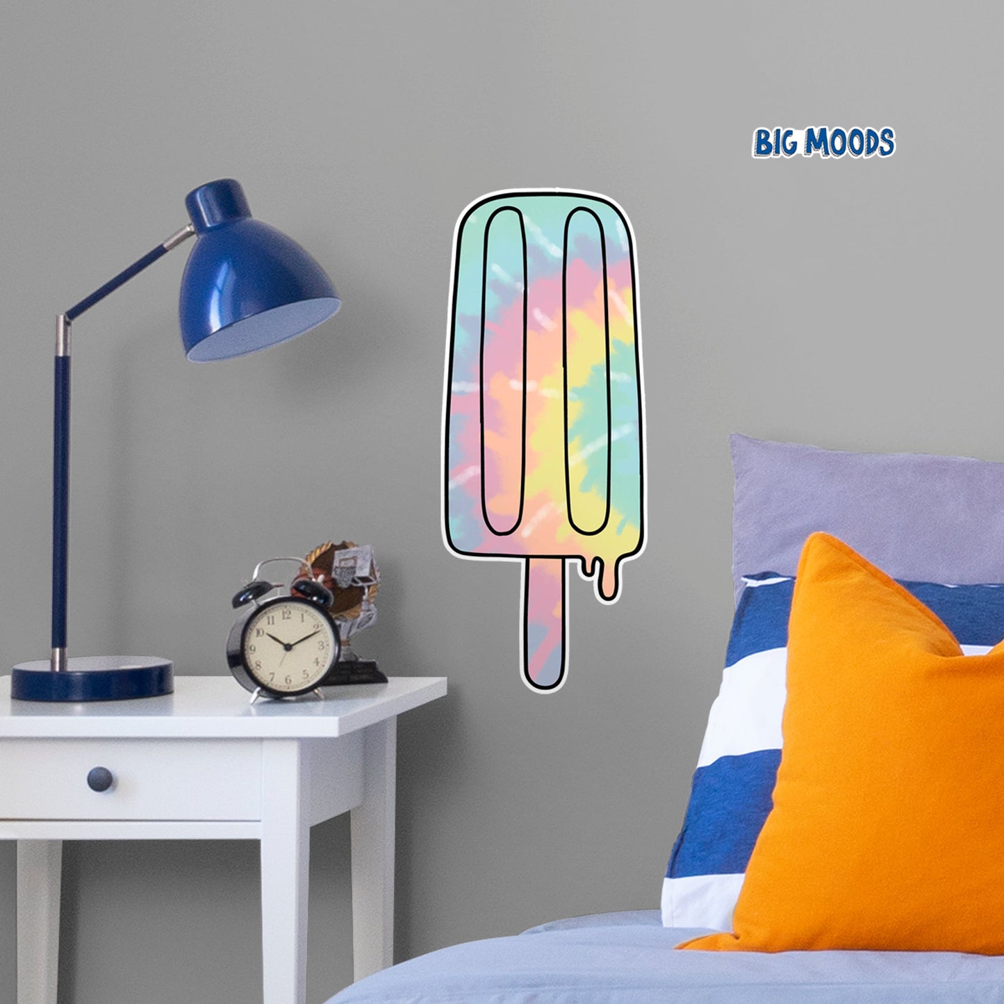 Popsicle (Tie-Dye)        - Officially Licensed Big Moods Removable     Adhesive Decal