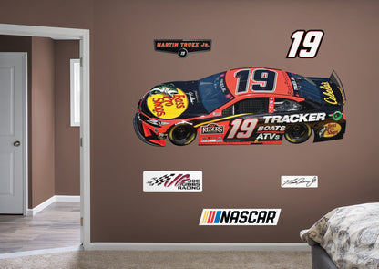 Martin Truex Jr. - RealBig Car Collection - Official NASCAR - Bass Pro Shops - Reusable Vinyl Wall Decals