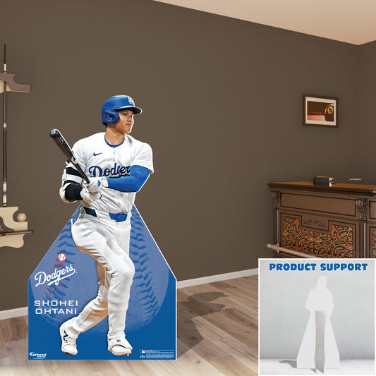 Los Angeles Dodgers: Shohei Ohtani Home  Life-Size   Foam Core Cutout  - Officially Licensed MLB    Stand Out