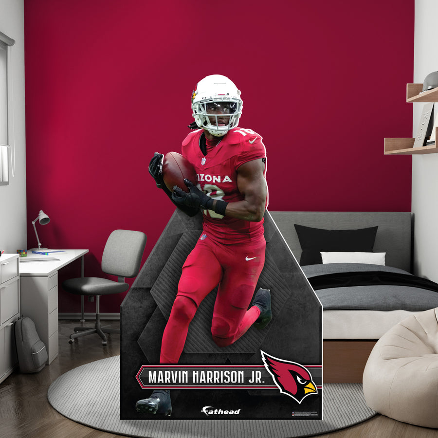 Marvin Harrison Jr. - Life-Size Stand Out - Official NFL - Arizona Cardinals - Foam Core Cutout