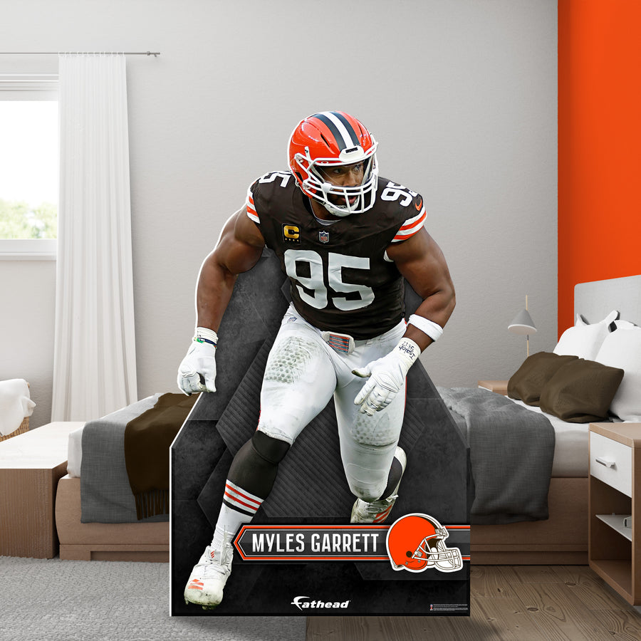 Myles Garrett - Life-Size Stand Out - Official NFL - Cleveland Browns - Foam Core Cutout