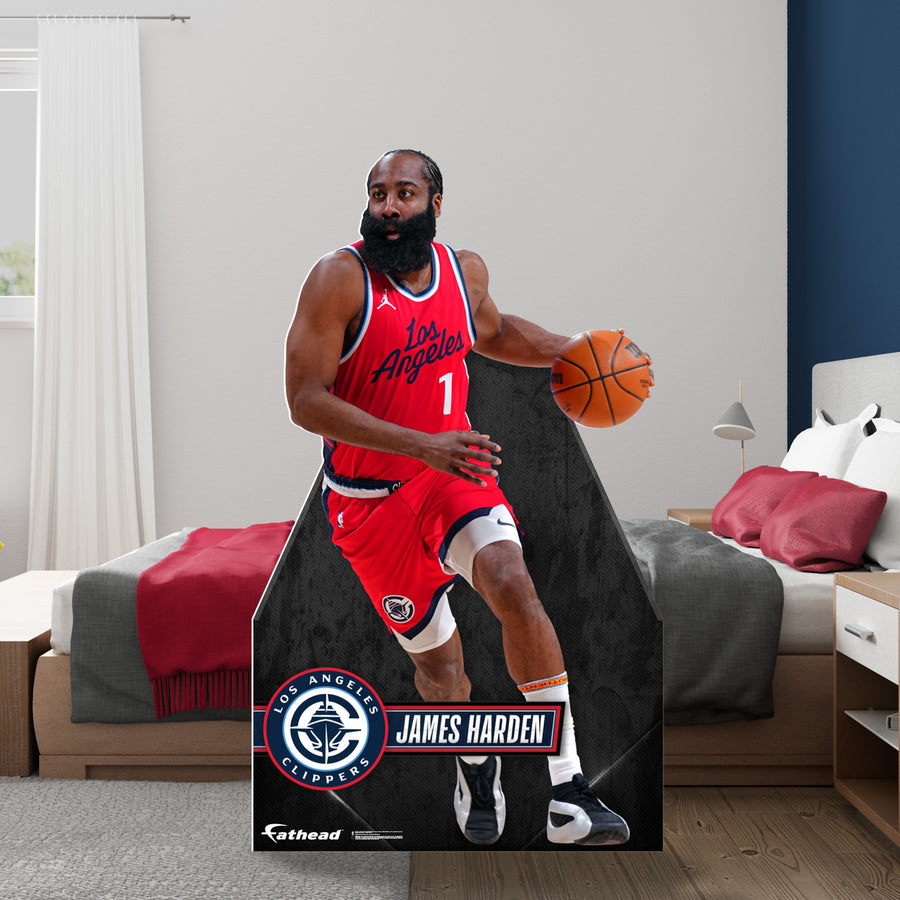 James Harden - Life-Size Stand Out - Official NBA - Los Angeles Clippers - Foam Core Cutout