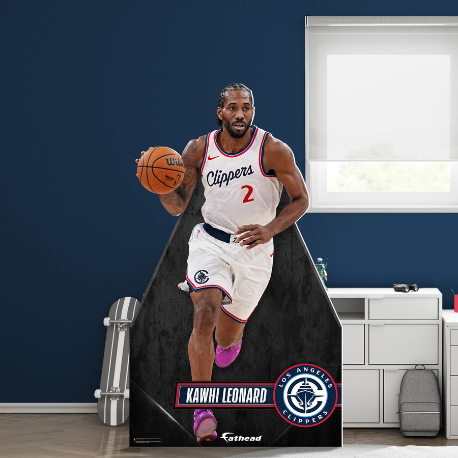 Kawhi Leonard - Life-Size Stand Out - Official NBA - Los Angeles Clippers - Foam Core Cutout