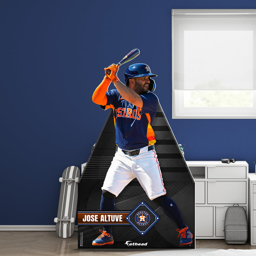 Jose Altuve - Life-Size Stand Out - Official MLB - Houston Astros - Foam Core Cutout