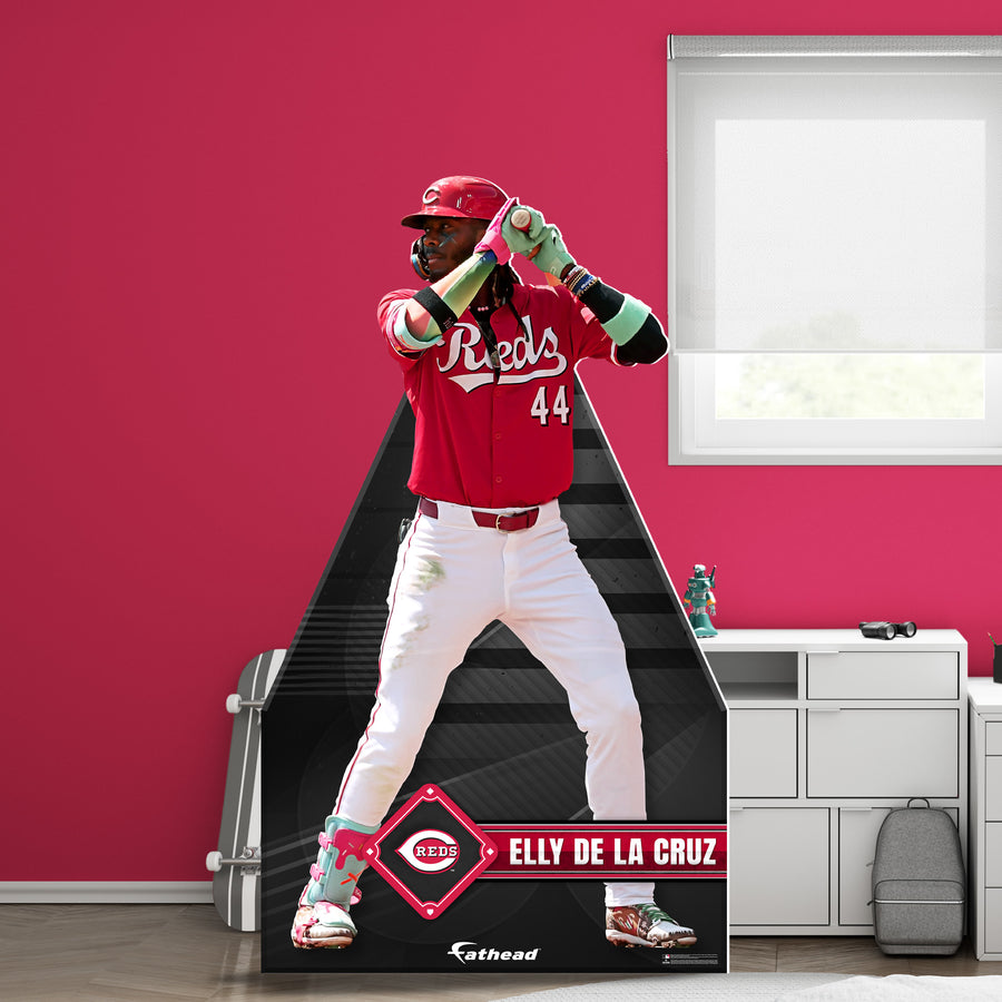 Elly De La Cruz - Life-Size Stand Out - Official MLB - Cincinnati Reds - Foam Core Cutout