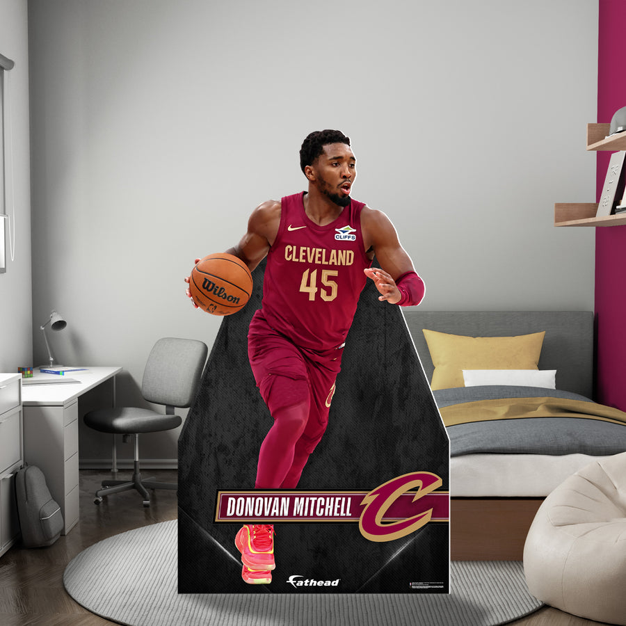 Donovan Mitchell - Life-Size Stand Out - Official NBA - Cleveland Cavaliers - Foam Core Cutout