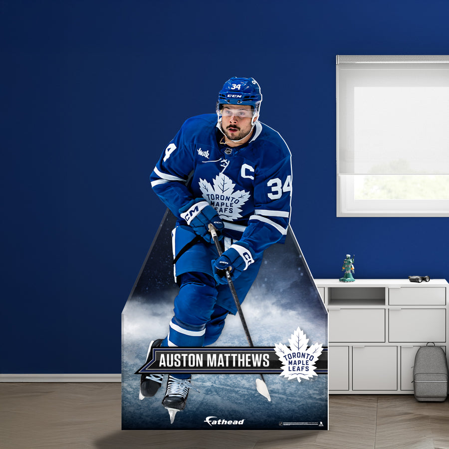 Auston Matthews - Life-Size Stand Out - Official NHL - Toronto Maple Leafs - Foam Core Cutout