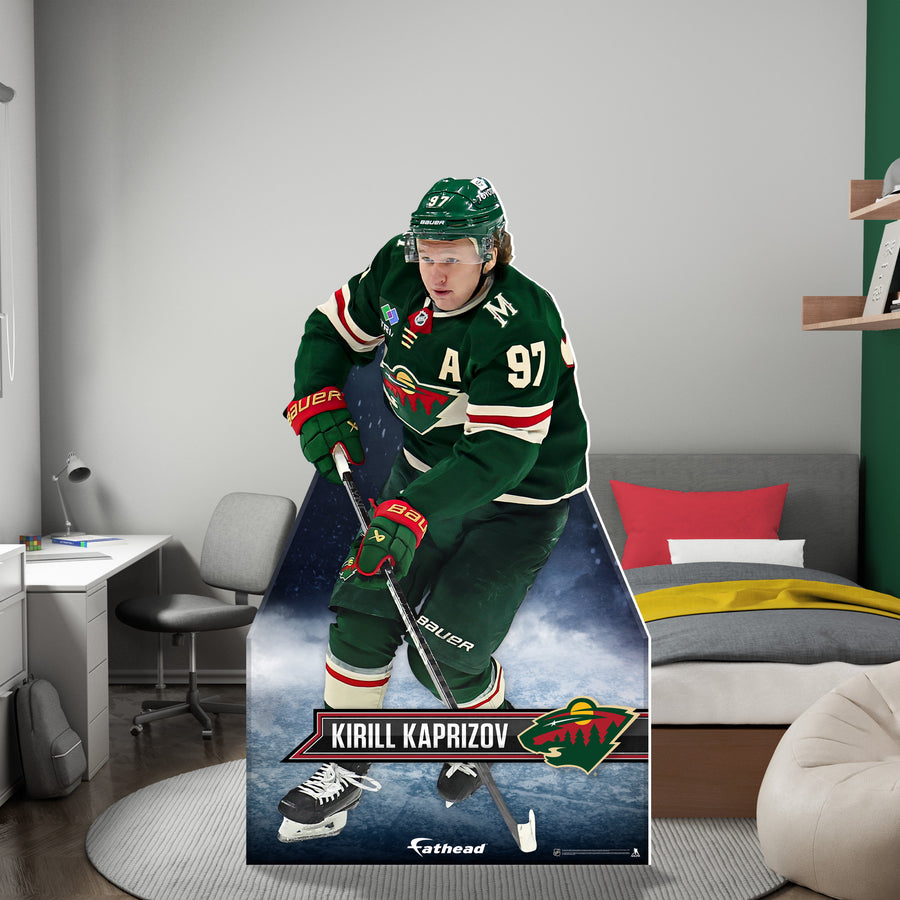 Kirill Kaprizov - Life-Size Stand Out - Official NHL - Minnesota Wild - Foam Core Cutout