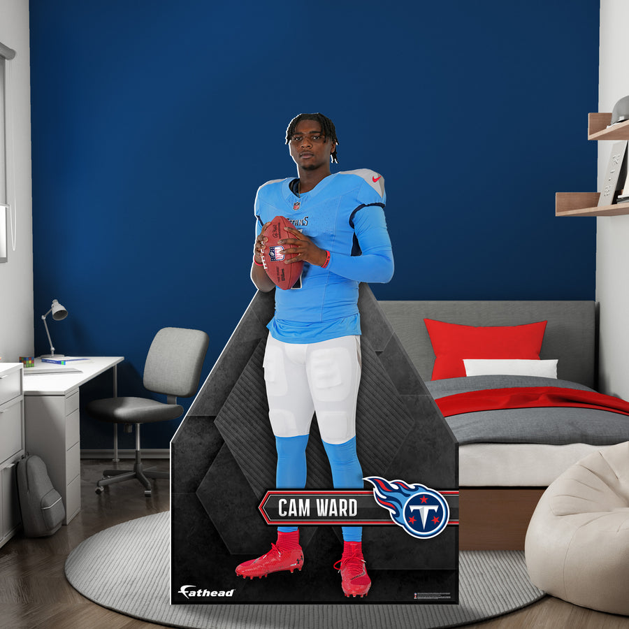 Cam Ward - Rookie Premiere - Life-Size Stand Out - Official NFL - Tennessee Titans - Foam Core Cutout