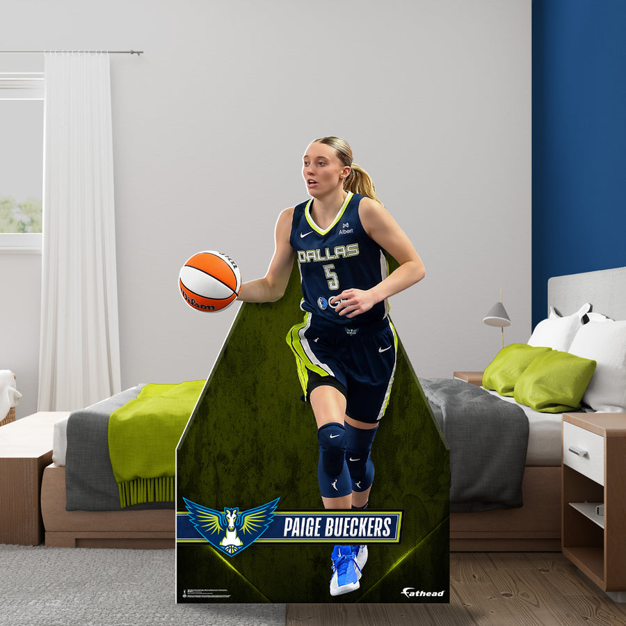 Paige Bueckers - Life-Size Stand Out - Official WNBA - Dallas Wings - Foam Core Cutout