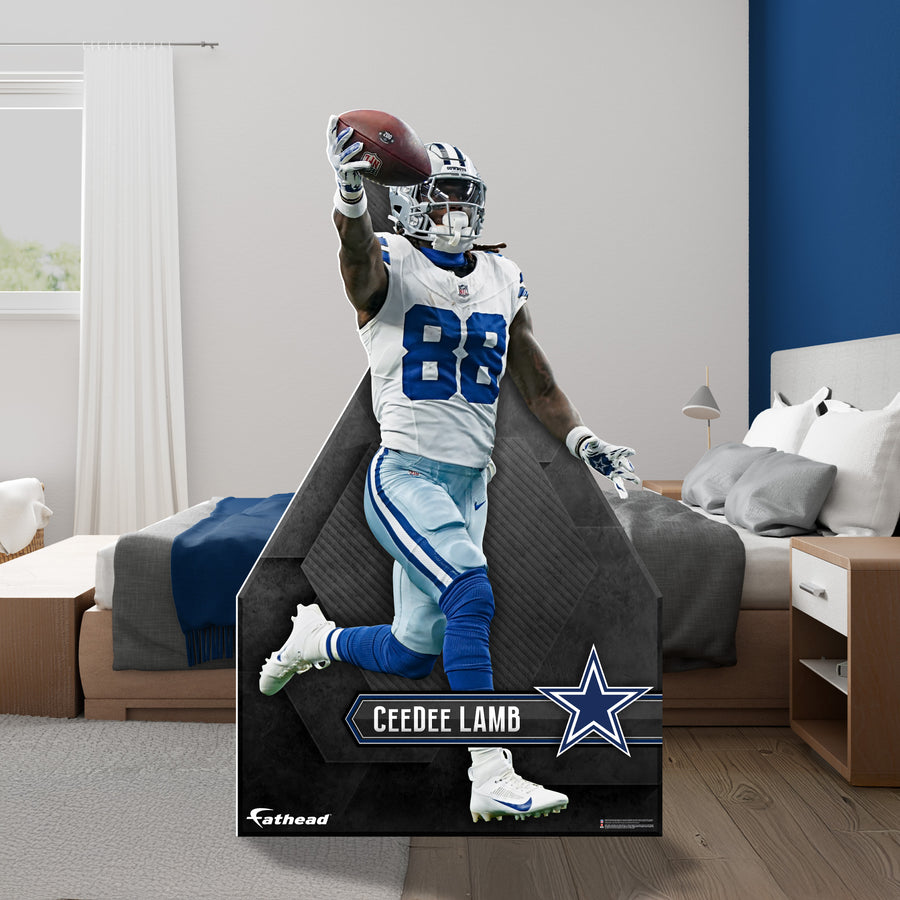 CeeDee Lamb - Life-Size Stand Out - Official NFL - Dallas Cowboys - Foam Core Cutout