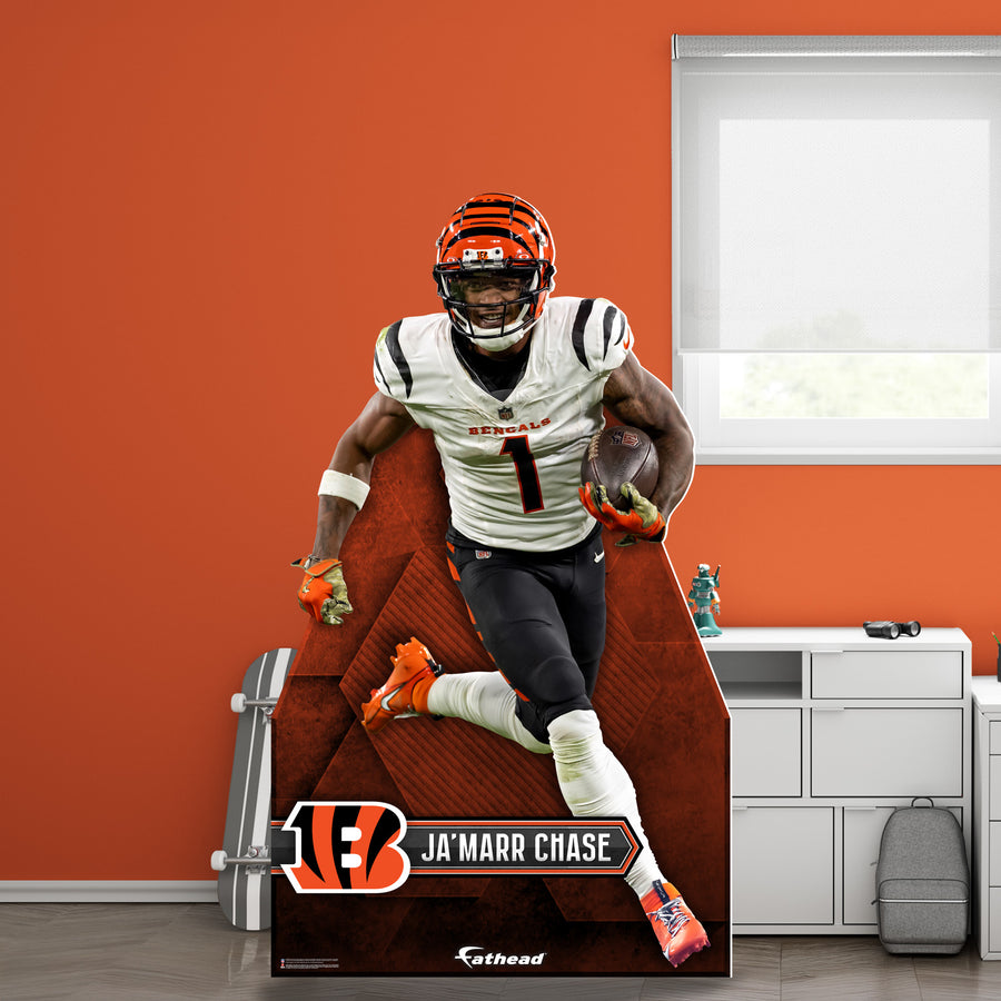 Ja'Marr Chase - Life-Size Stand Out - Official NFL - Cincinnati Bengals - Foam Core Cutout