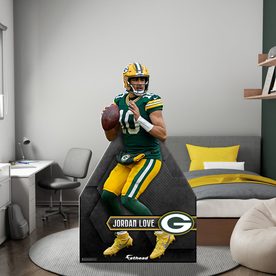 Jordan Love - Life-Size Stand Out - Official NFL - Green Bay Packers - Foam Core Cutout
