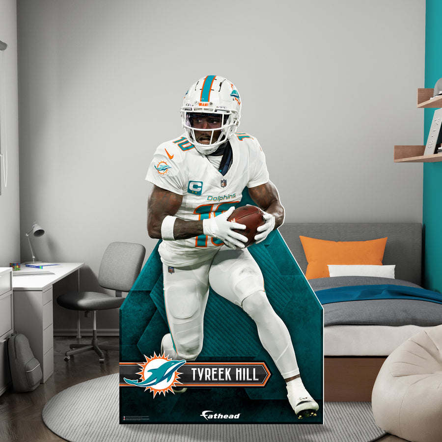 Tyreek Hill - Life-Size Stand Out - Official NFL - Miami Dolphins - Foam Core Cutout