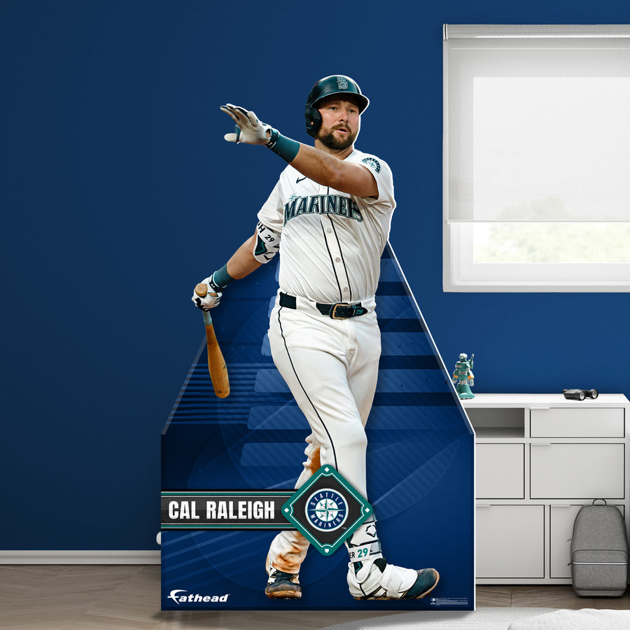 Cal Raleigh - Life-Size Stand Out - Official MLB - Seattle Mariners - Foam Core Cutout