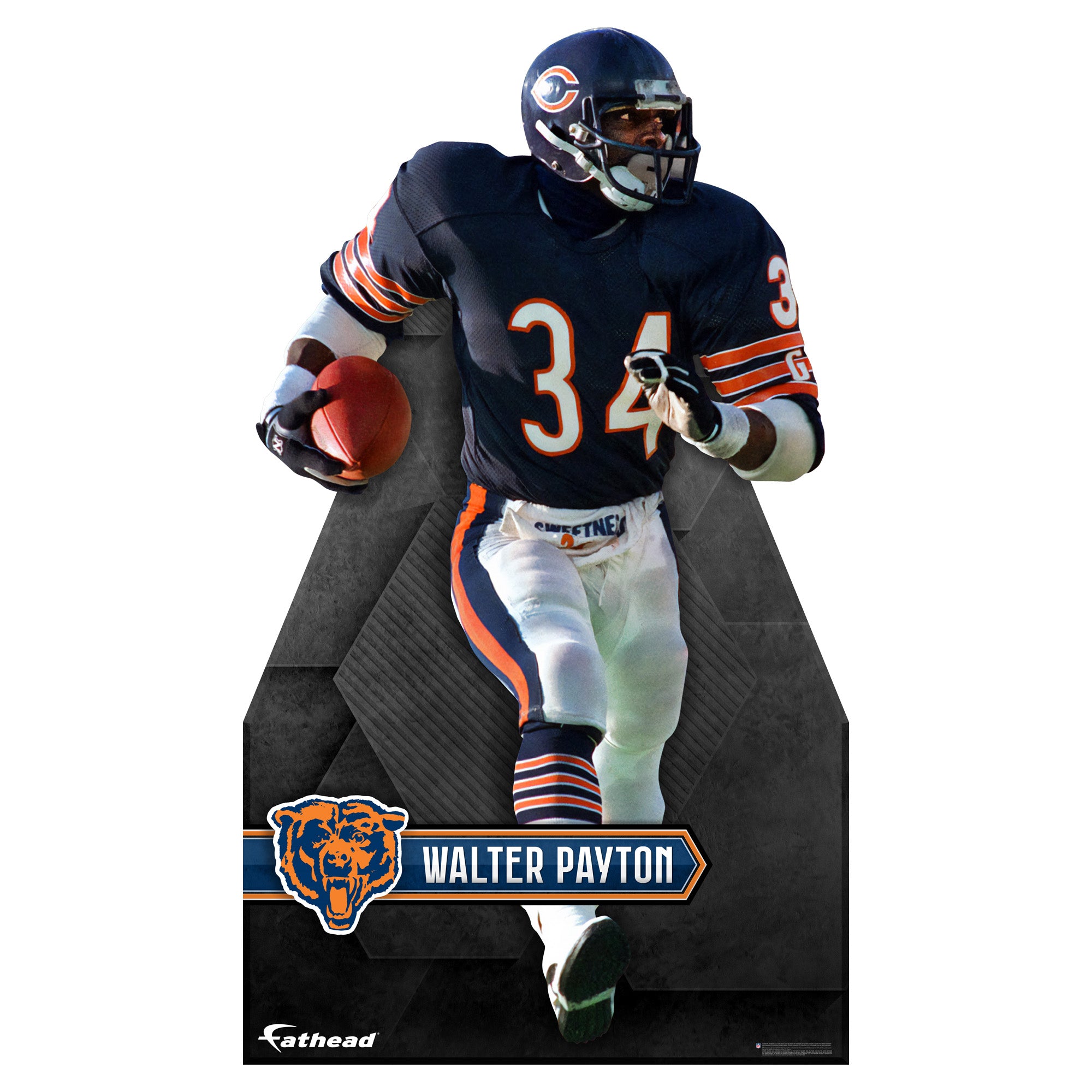 Walter Payton - Life-Size Stand Out - Official NFL - Chicago Bears - F ...