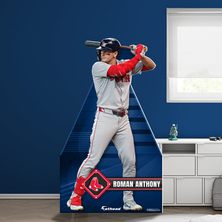 Roman Anthony - Life-Size Stand Out - Official MLB - Boston Red Sox - Foam Core Cutout