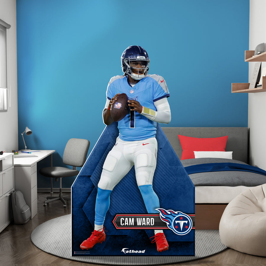 Cam Ward - Life-Size Stand Out - Official NFL - Tennessee Titans - Foam Core Cutout