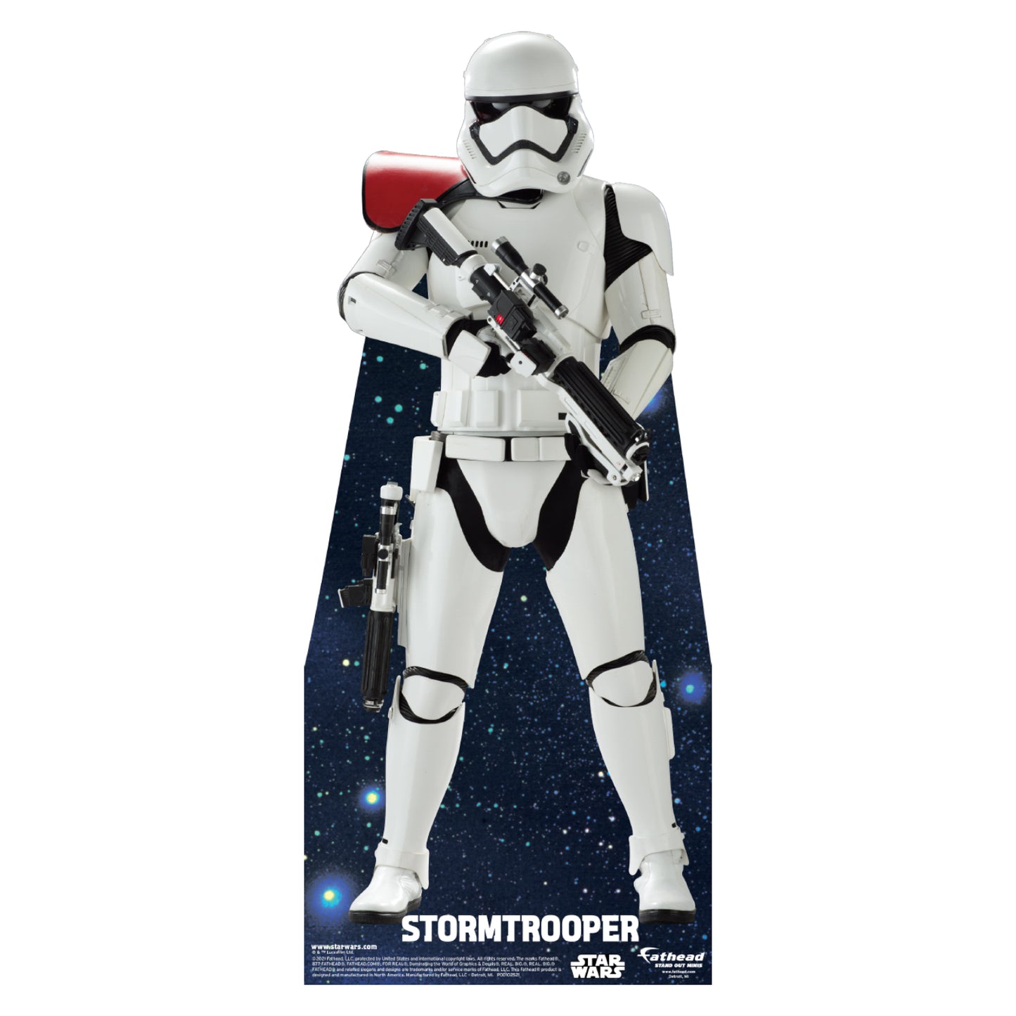 Sequel Trilogy: Stormtrooper Episode VII Mini Cardstock Cutout - Officially Licensed Star Wars Stand Out