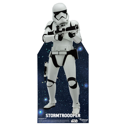 Sequel Trilogy: Stormtrooper Episode VIII Mini Cardstock Cutout - Officially Licensed Star Wars Stand Out
