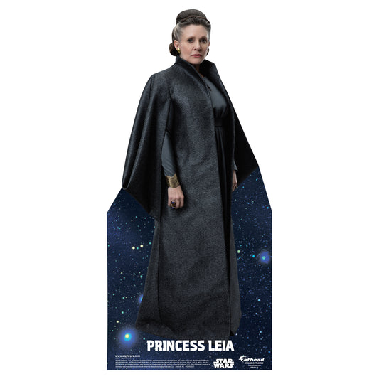 Sequel Trilogy: Princess Leia Episode VIII Mini Cardstock Cutout - Officially Licensed Star Wars Stand Out