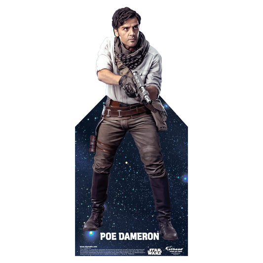 Sequel Trilogy: Poe Episode IX Mini Cardstock Cutout - Officially Licensed Star Wars Stand Out