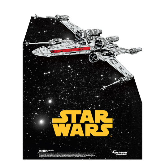 X-WIng Mini Cardstock Cutout - Officially Licensed Star Wars Stand Out