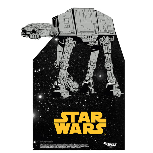 AT-AT Mini Cardstock Cutout - Officially Licensed Star Wars Stand Out