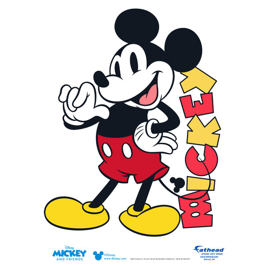 Mickey and Friends: Mickey Mouse Mini Cardstock Cutout - Officially Licensed Disney Stand Out