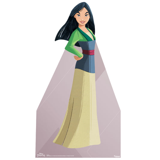 Princesses: Mulan Mini Cardstock Cutout - Officially Licensed Disney Stand Out
