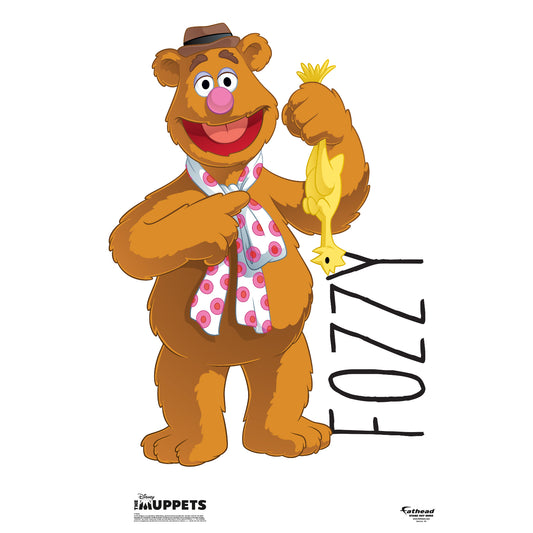 Muppets: Fozzie Bear Mini Cardstock Cutout - Officially Licensed Disney Stand Out
