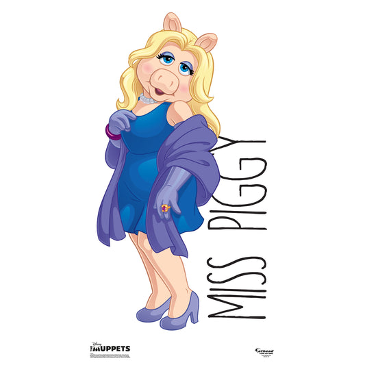 Muppets: Ms Piggy Mini Cardstock Cutout - Officially Licensed Disney Stand Out