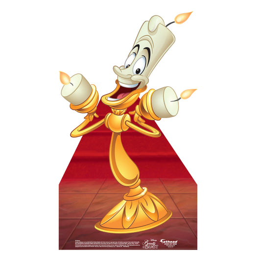 Beauty and the Beast: Lumiere Mini Cardstock Cutout - Officially Licensed Disney Stand Out