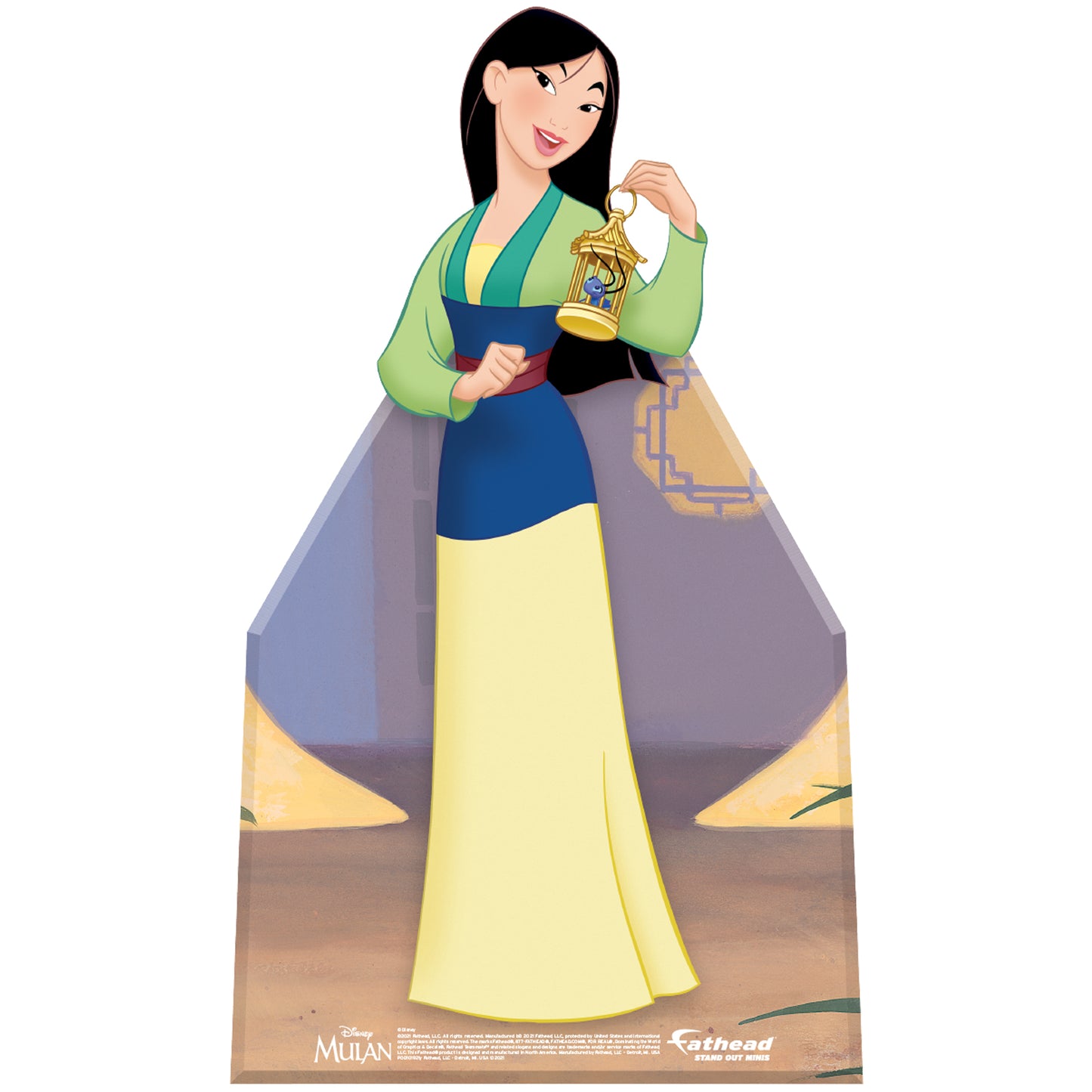 Mulan: Mulan Princess Mini Cardstock Cutout - Officially Licensed Disney Stand Out