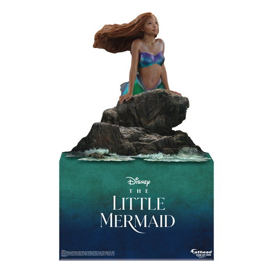 The Little Mermaid: Ariel Rock Mini Cardstock Cutout - Officially Licensed Disney Stand Out