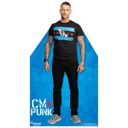 CM Punk Mini   Cardstock Cutout  - Officially Licensed WWE    Stand Out