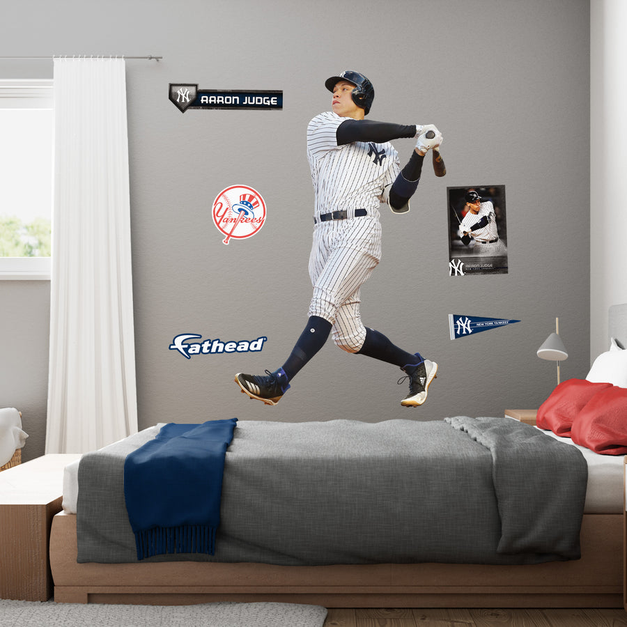 Aaron Judge - RealBig Swing Collection - Official MLB - New York Yankees - Reusable Vinyl Wall Decals