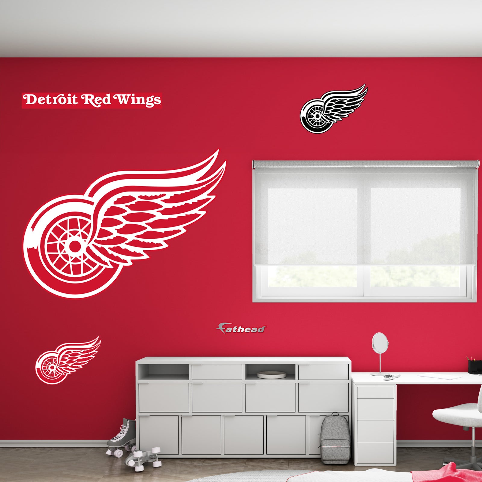 Detroit Red Wings: Logo Removable Wall Decal | Fathead Official Site