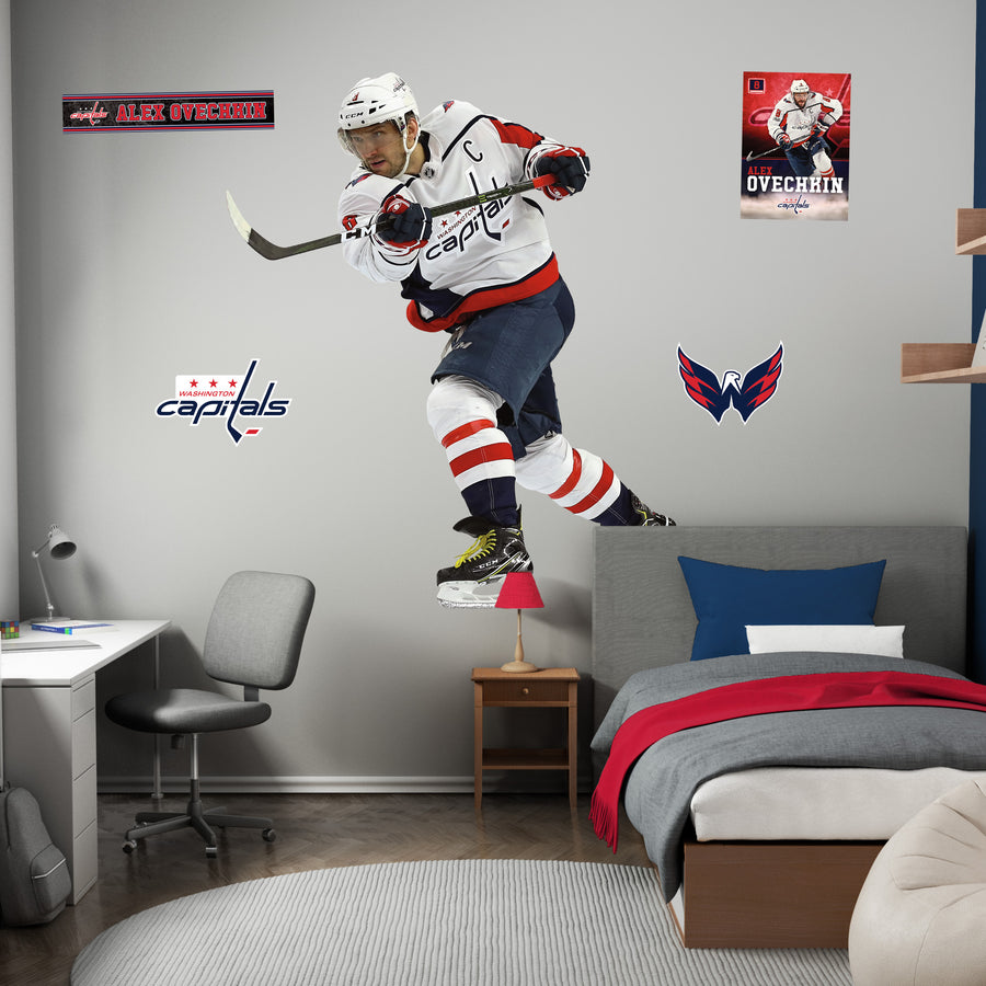 Alex Ovechkin - RealBig Collection - Official NHL - Washington Capitals - Reusable Vinyl Wall Decals #3