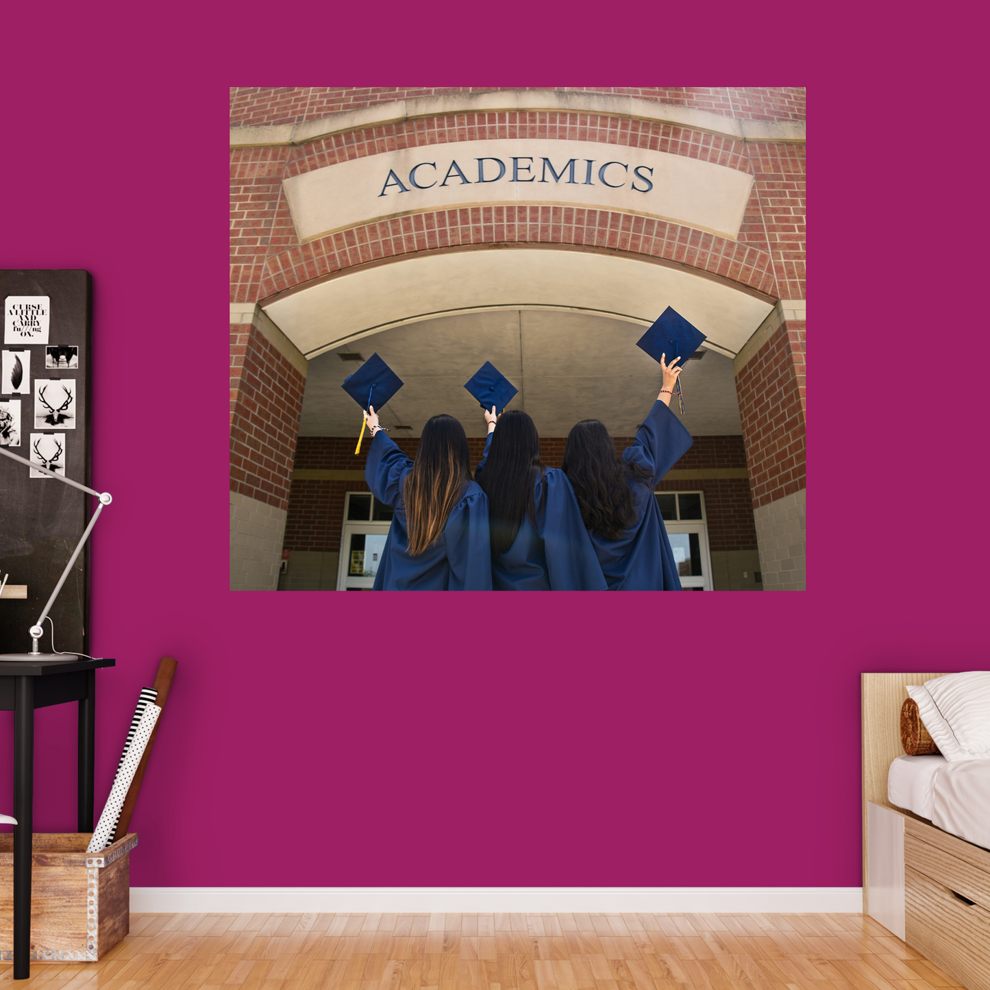 Custom Graduation Vinyl Mural