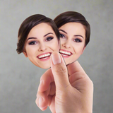 Custom - Wedding Big Head Minis (9 to a sheet) - Cardstock Cutout