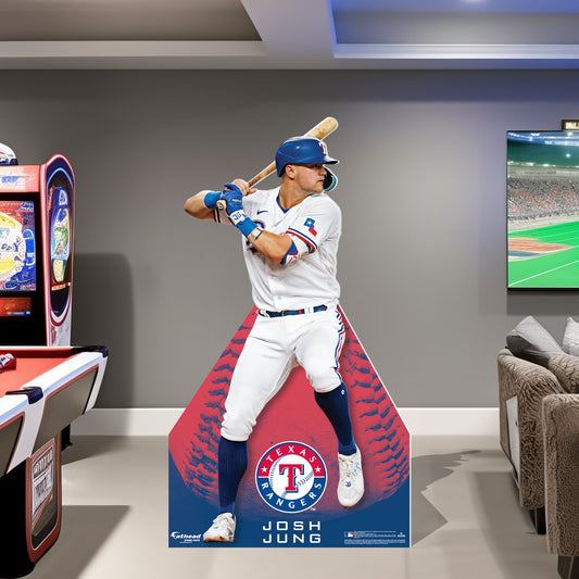 Texas Rangers: Josh Jung 2023  Life-Size   Foam Core Cutout  - Officially Licensed MLB    Stand Out