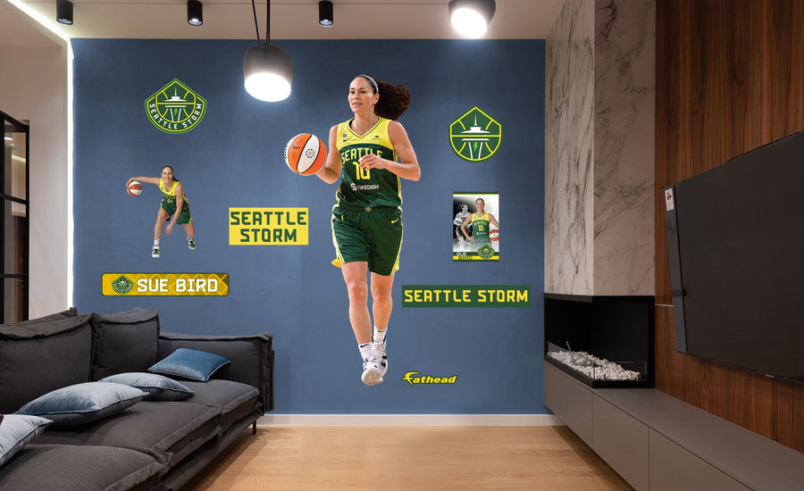 Sue Bird - RealBig Collection - Official WNBA - Seattle Storm - Reusable Vinyl Wall Decals