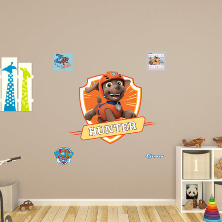 Paw Patrol: Zuma Jumping Personalized Name Icon - Officially Licensed –  Fathead