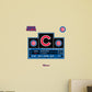 Chicago Cubs:  Scoreboard        - Officially Licensed MLB Removable     Adhesive Decal