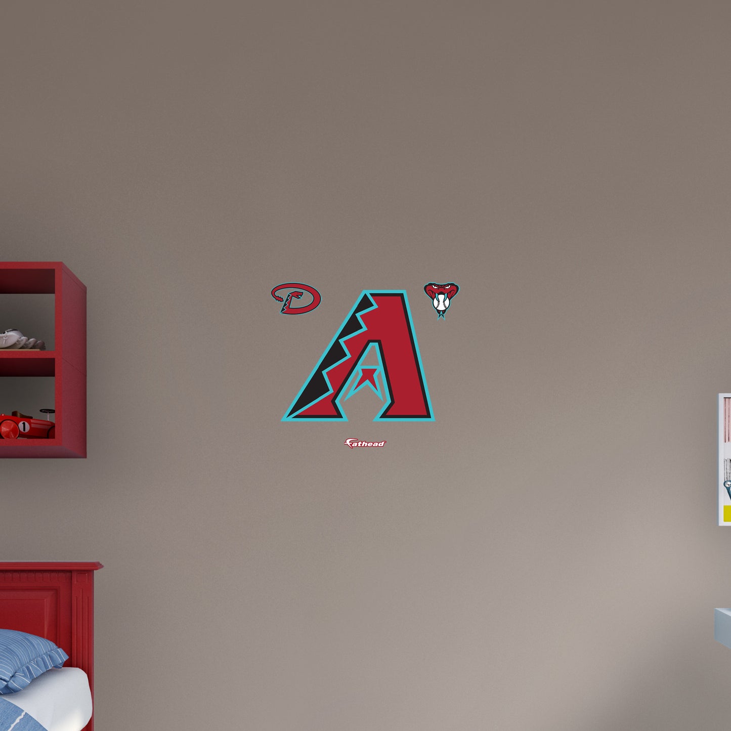 Arizona Diamondbacks:  Logo        - Officially Licensed MLB Removable     Adhesive Decal