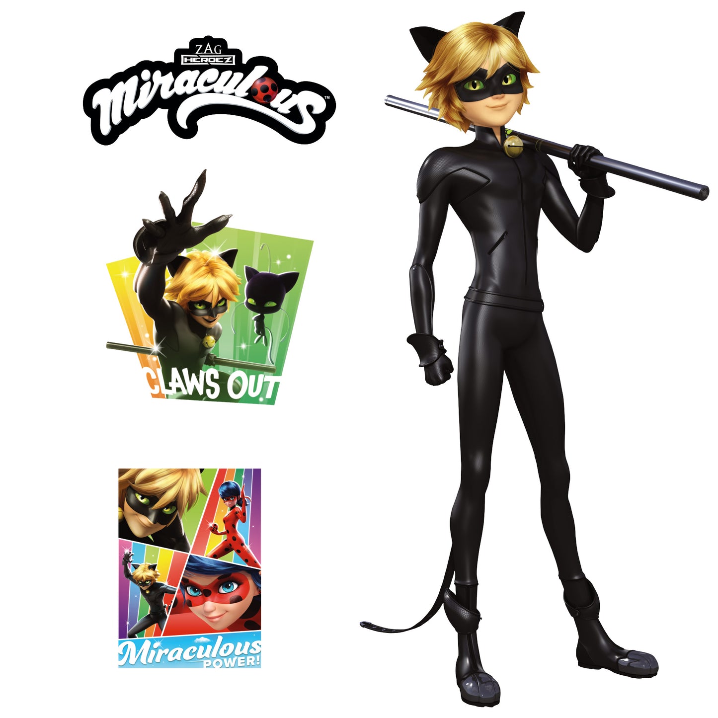 Miraculous: Ladybug RealBig - Officially Licensed Zag Removable Adhesi –  Fathead