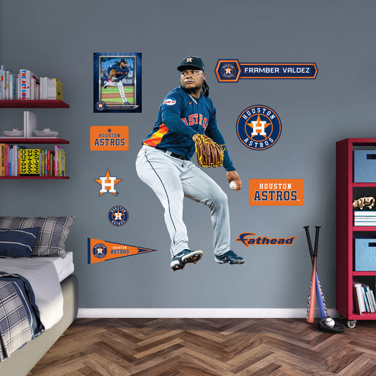 Houston Astros: Hunter Brown 2023 - Officially Licensed MLB Removable in  2023